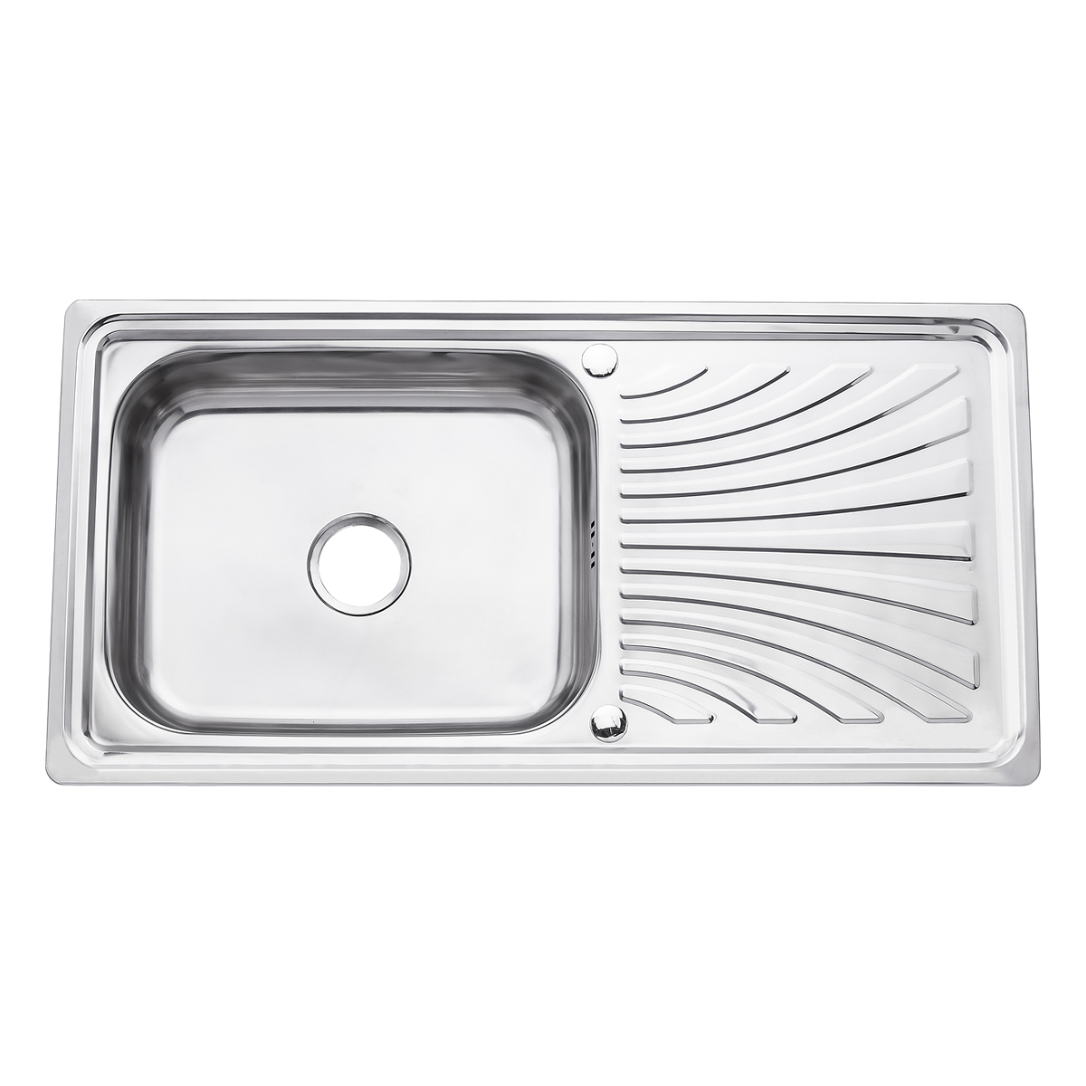 Stainless Steel Single Bowl Sink with Tray and Accessories - VRH